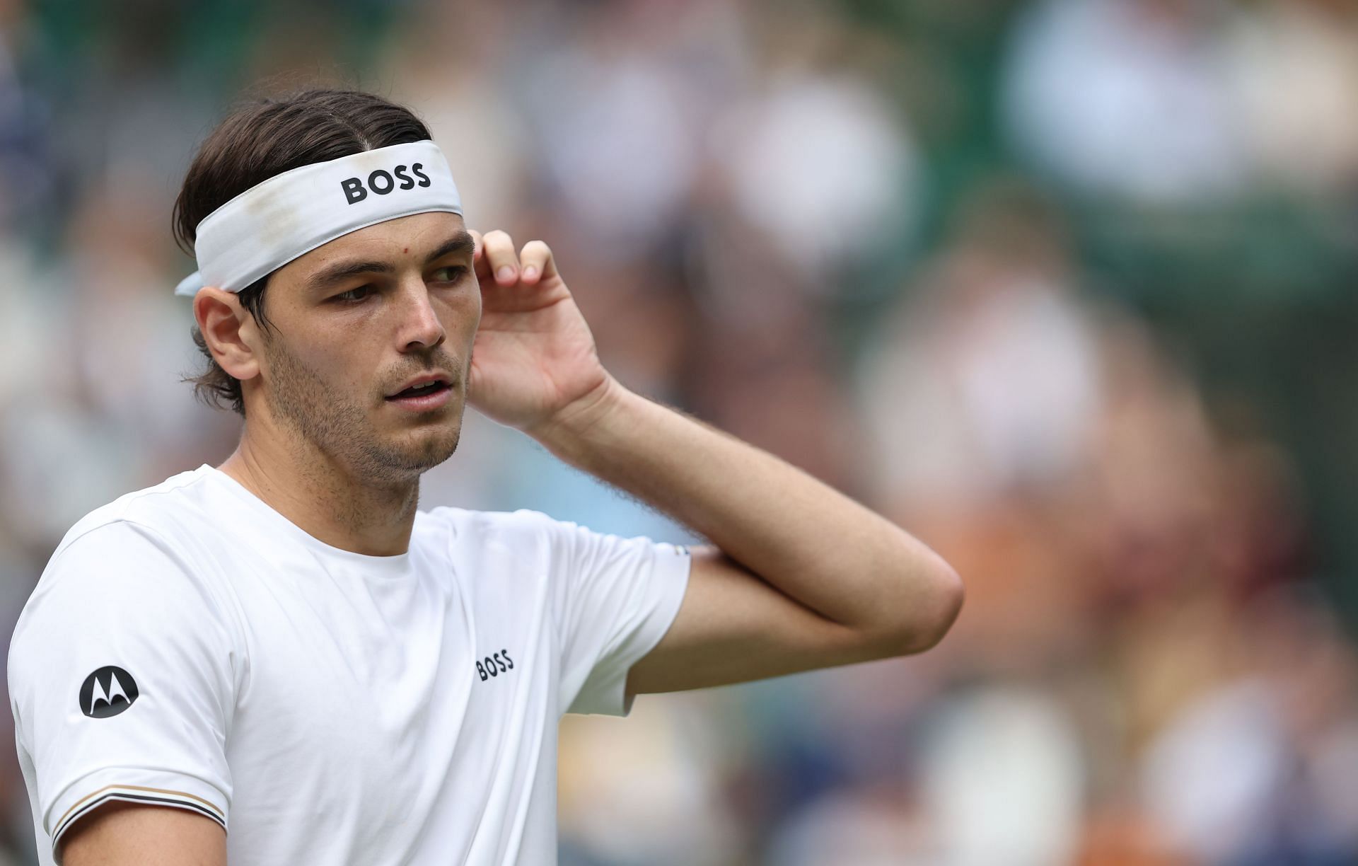 Taylor Fritz is the ATP serve stats leader coming into Wimbledon. (Source: Getty)